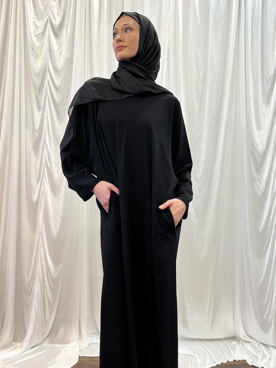 Black Basic Abaya – Arabian Nites Online