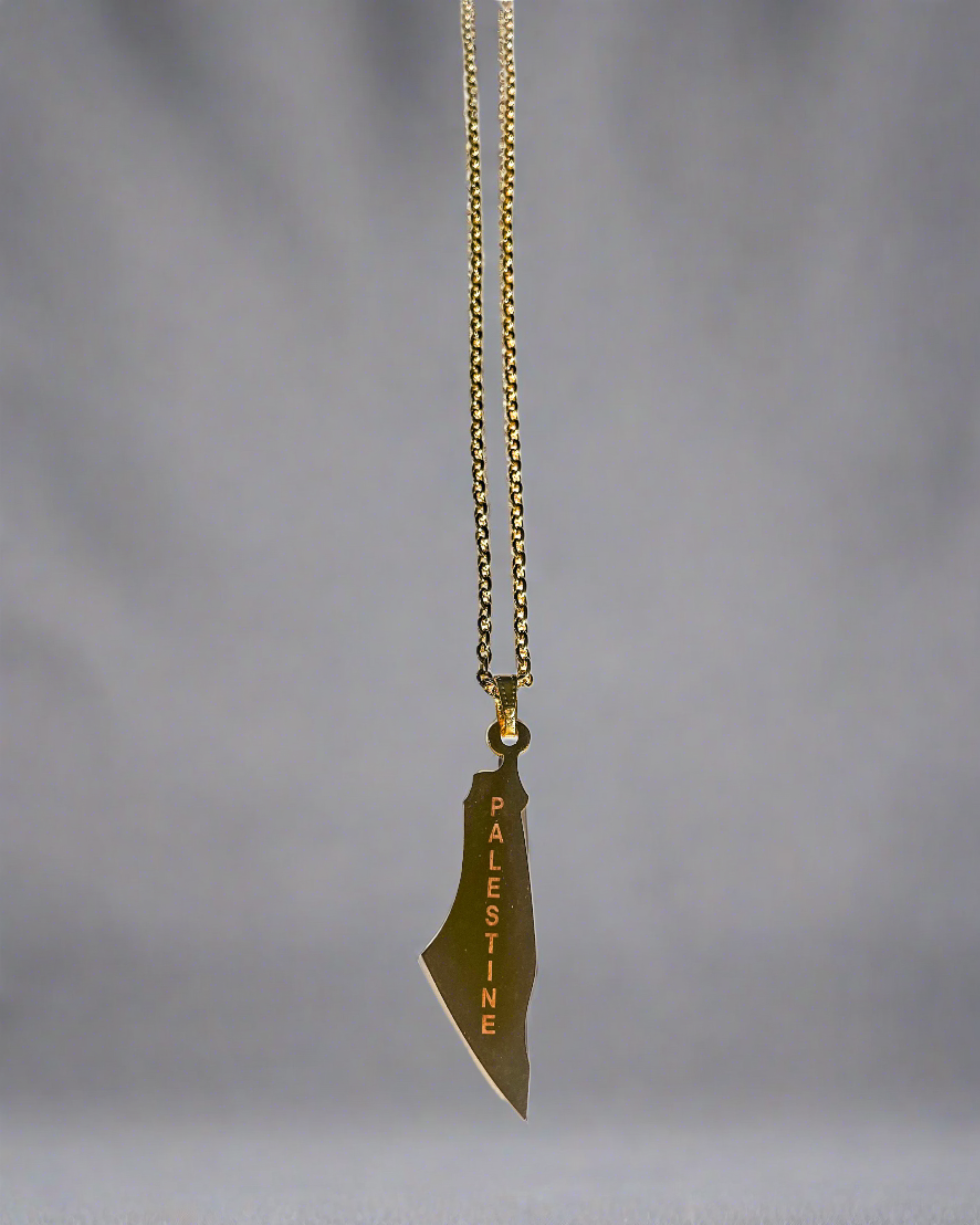 palestine necklace gold