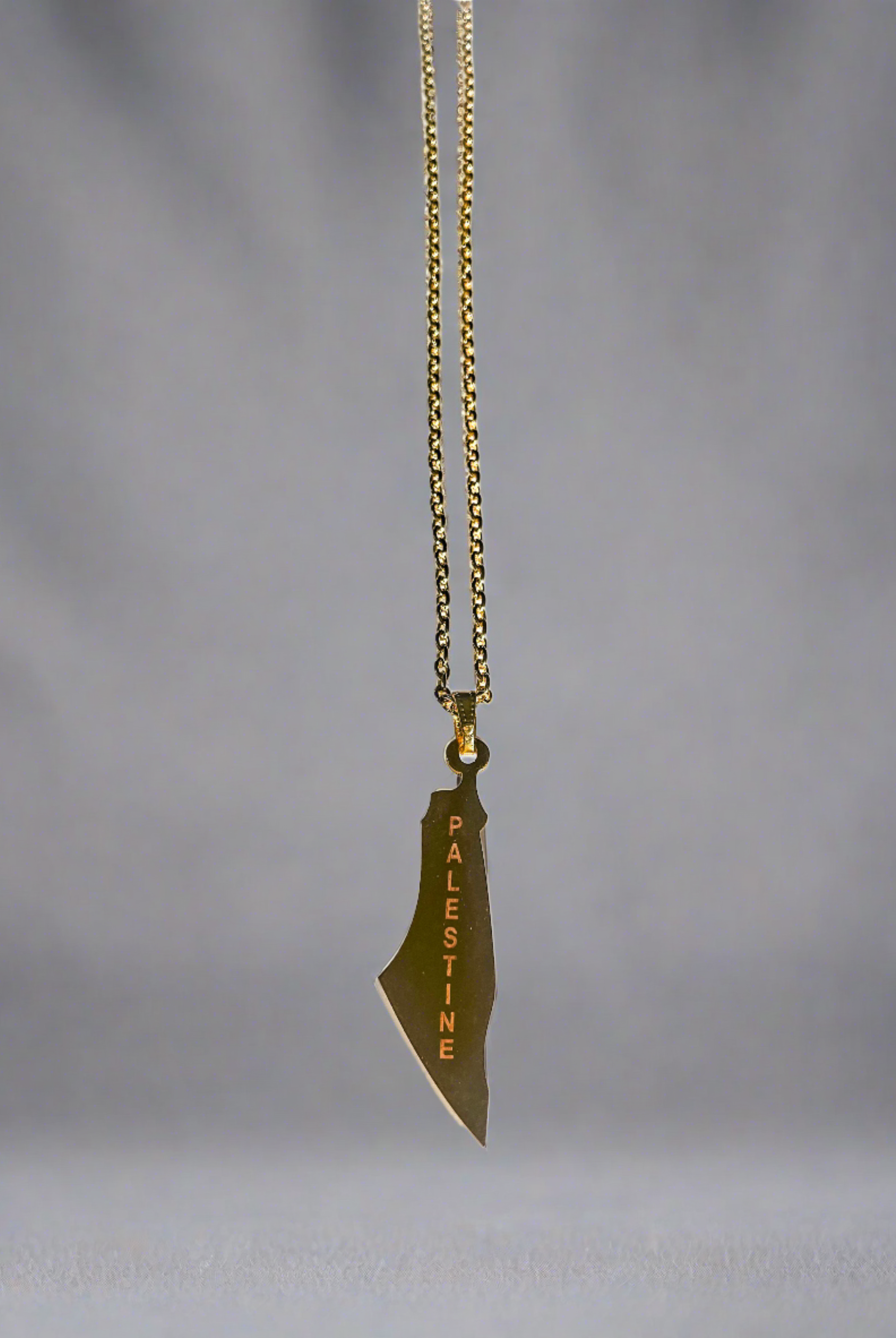 palestine necklace gold
