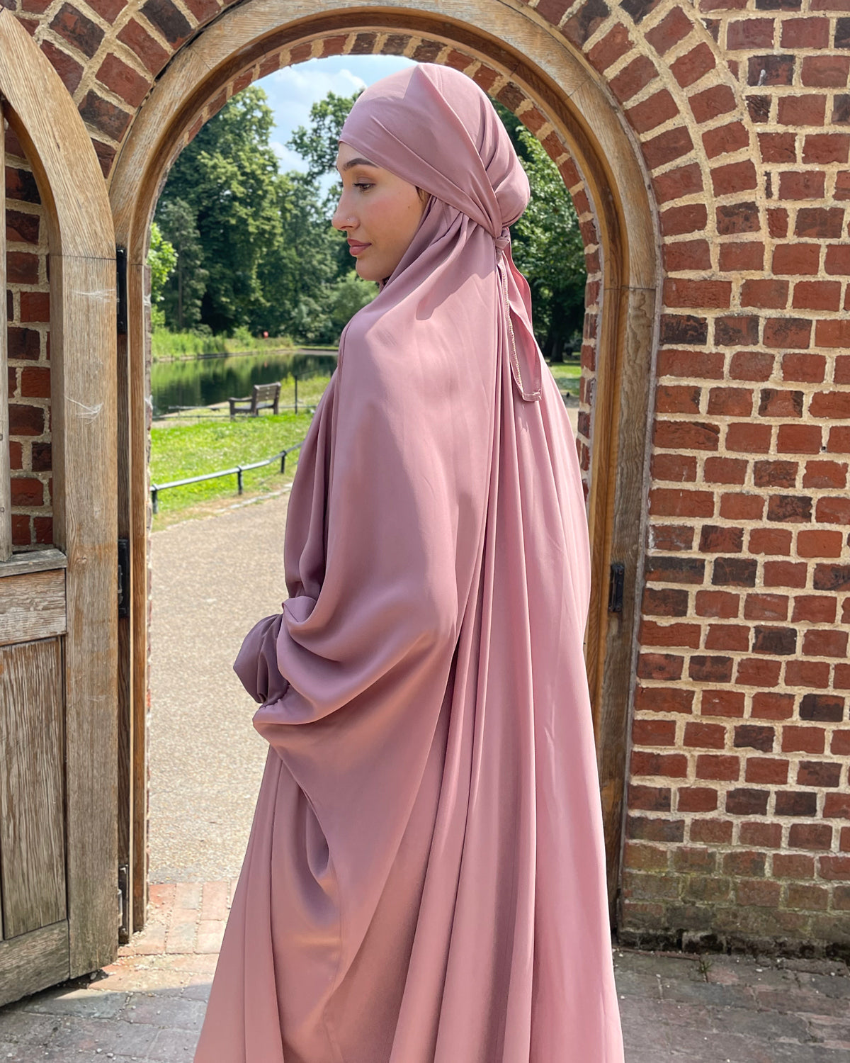 one piece jilbab abaya prayer umrah