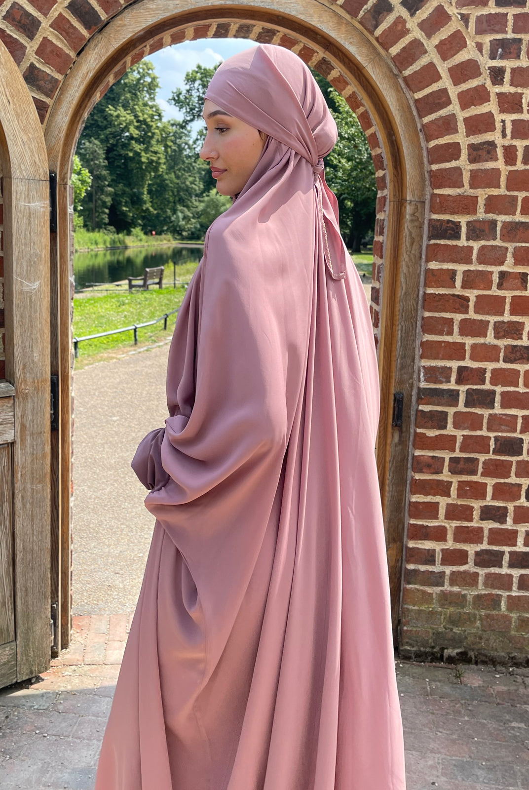 one piece jilbab abaya prayer umrah