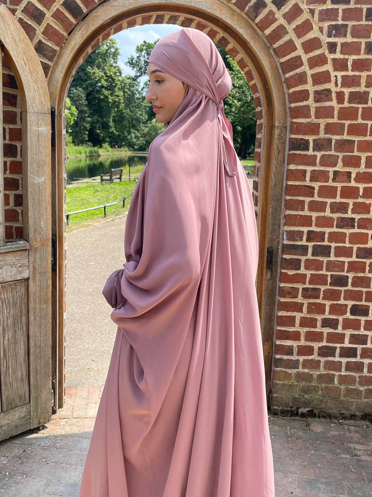 one piece jilbab abaya prayer umrah