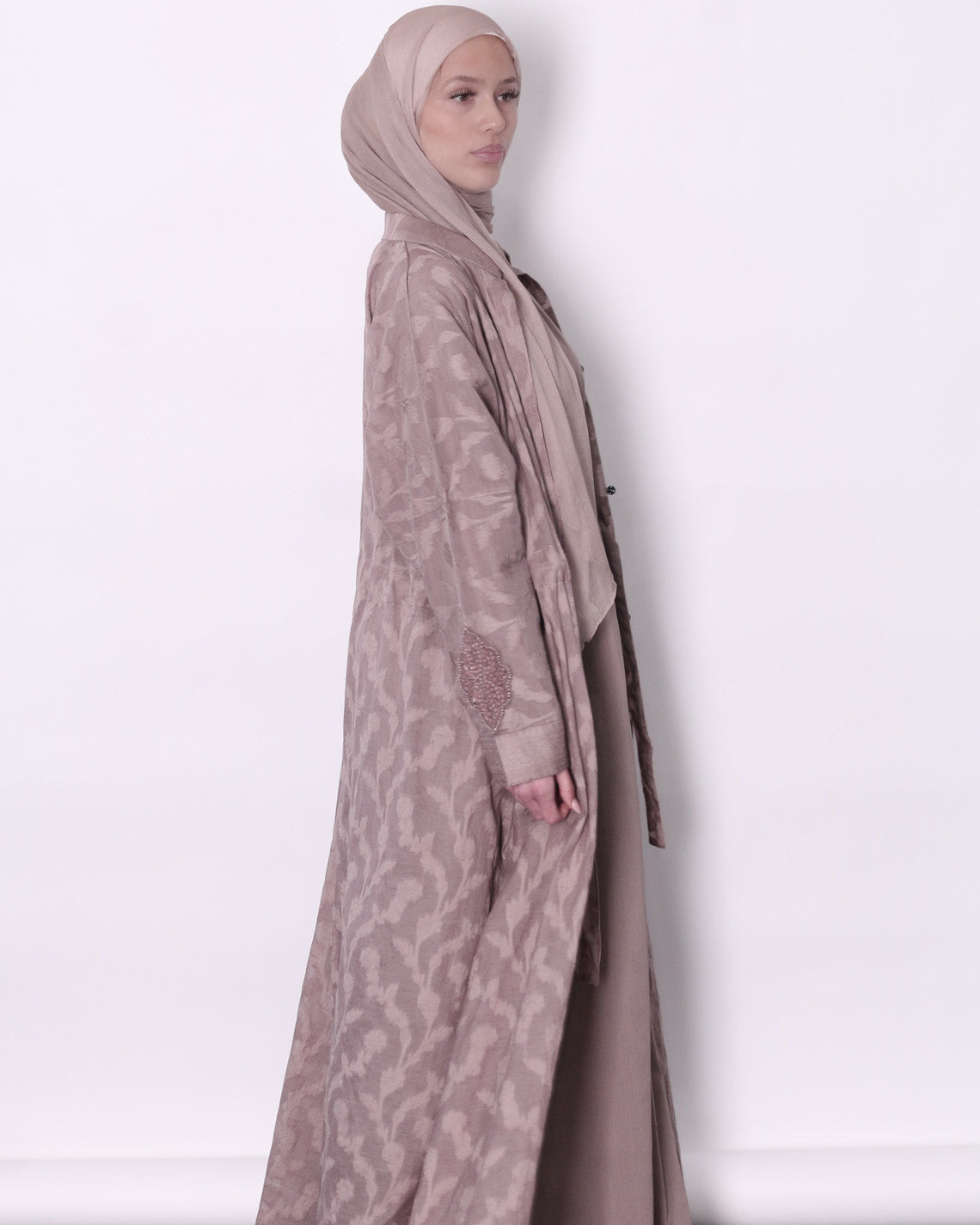 Arabian Nites Rimal jacket set with signature cuff motif