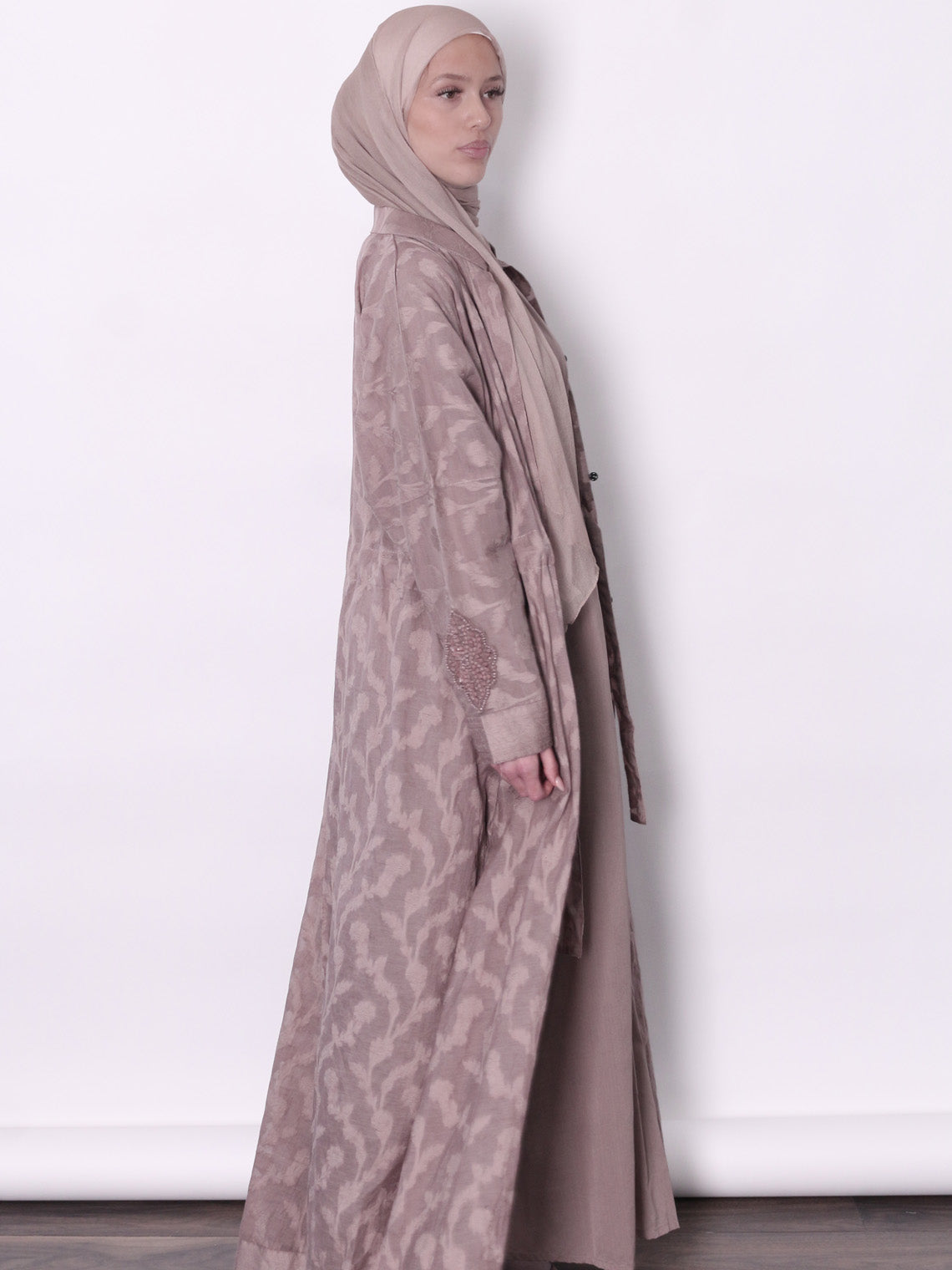 Arabian Nites Rimal jacket set with signature cuff motif